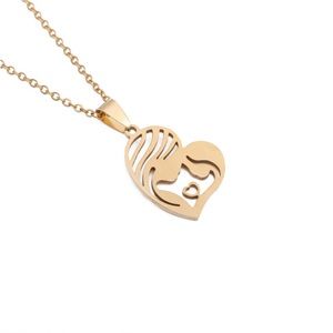 Mother and Daughter Stainless Steel Necklace - New without tag